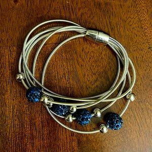 Paparazzi Blue Magnetic Bracelet